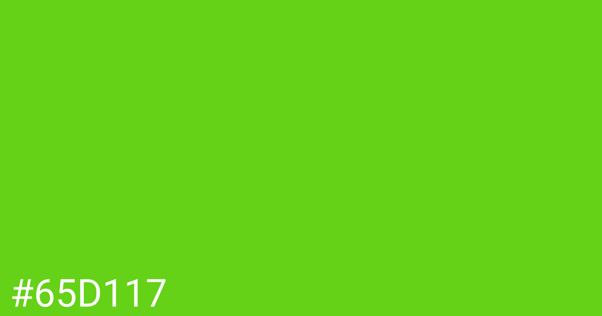 Hex color #65d117 graphic