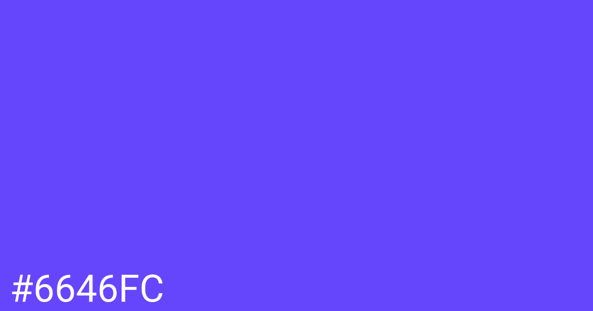 Hex color #6646fc graphic