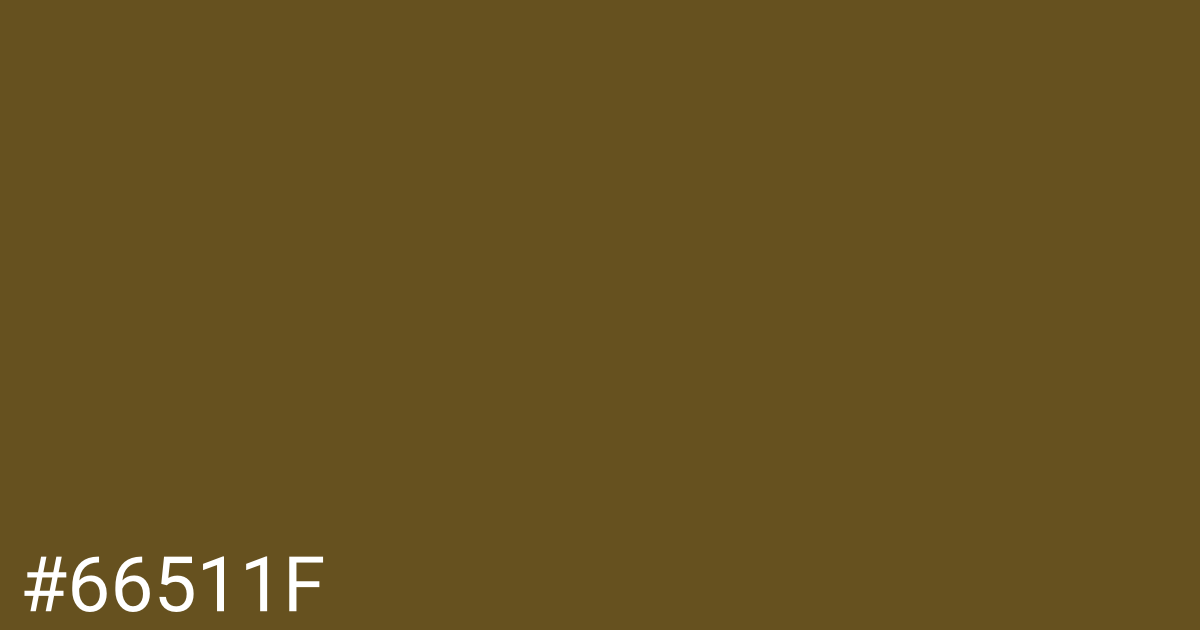 Hex color #66511f graphic