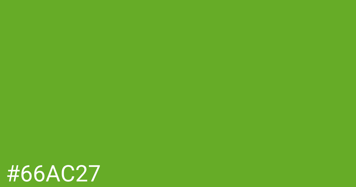 Hex color #66ac27 graphic