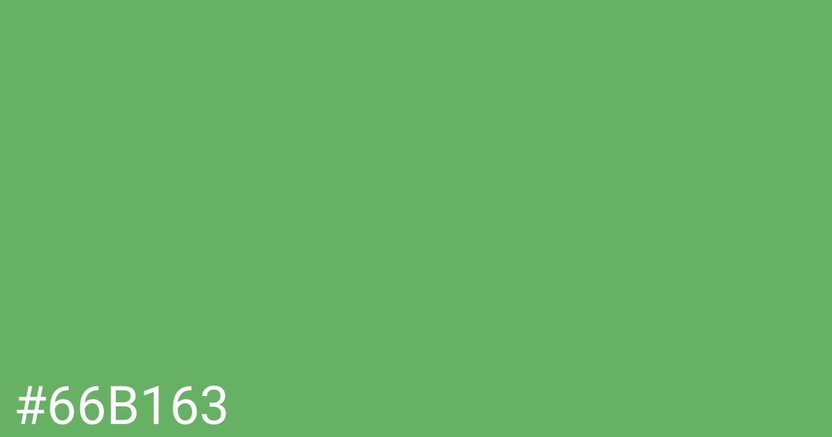 Hex color #66b163 graphic