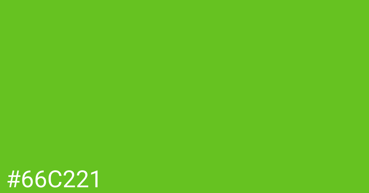 Hex color #66c221 graphic