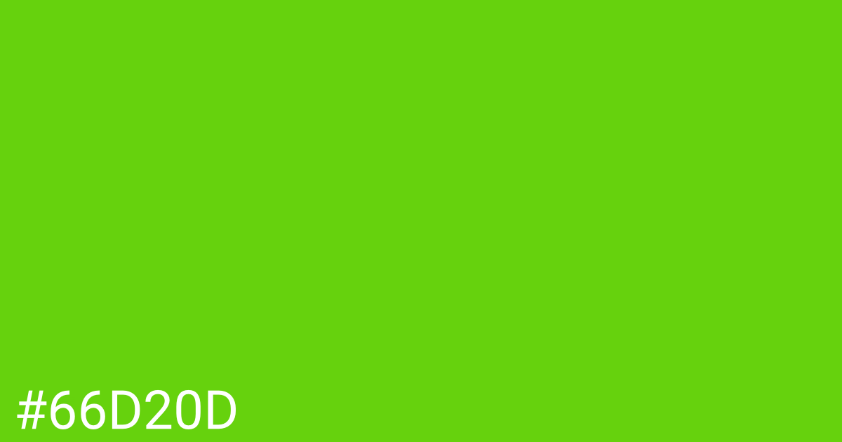 Hex color #66d20d graphic