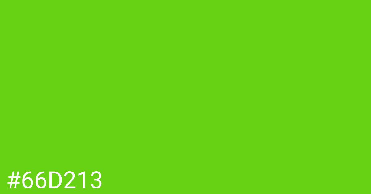 Hex color #66d213 graphic