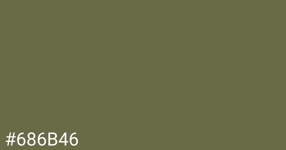 Hex color #686b46 graphic