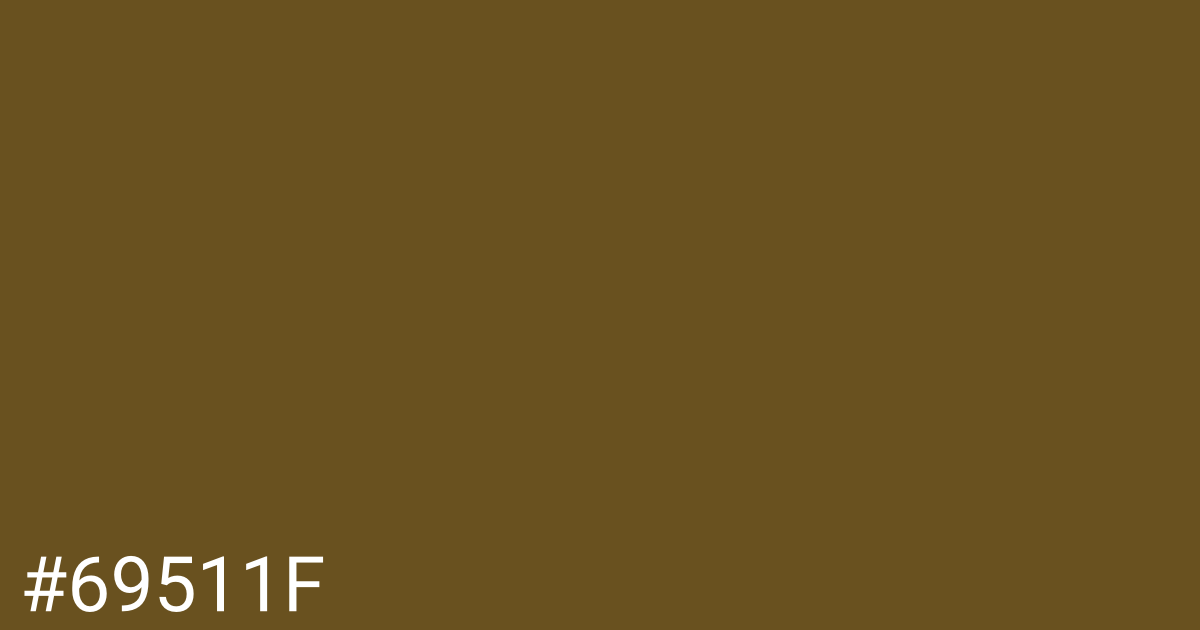 Hex color #69511f graphic