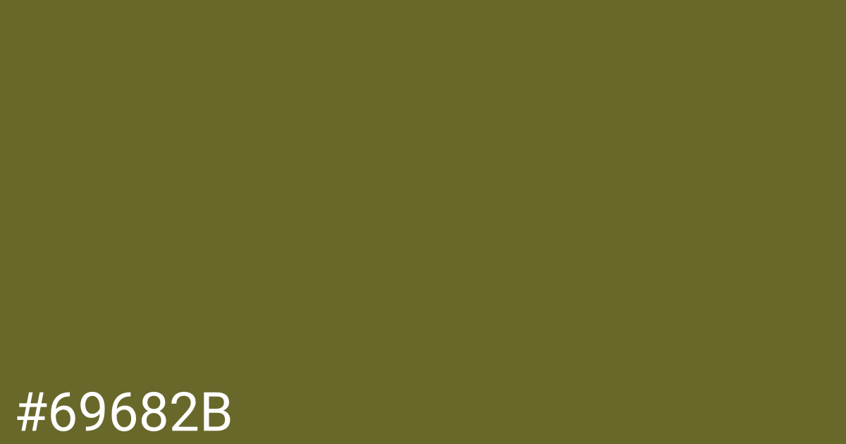 Hex color #69682b graphic