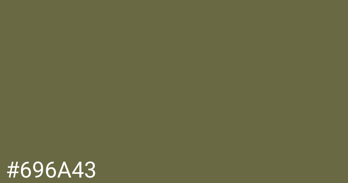 Hex color #696a43 graphic