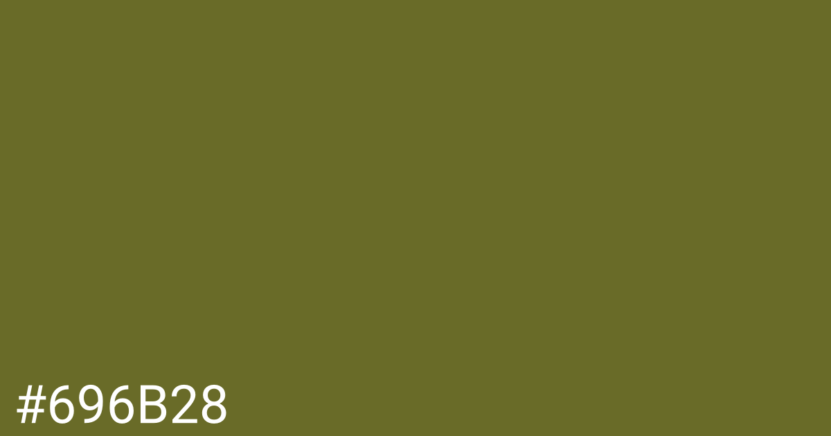 Hex color #696b28 graphic