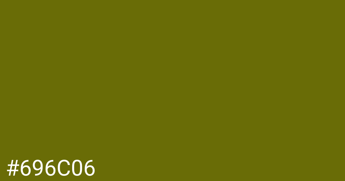 Hex color #696c06 graphic