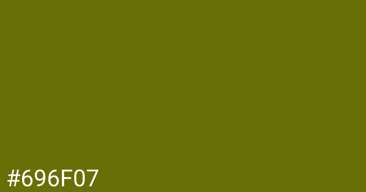 Hex color #696f07 graphic
