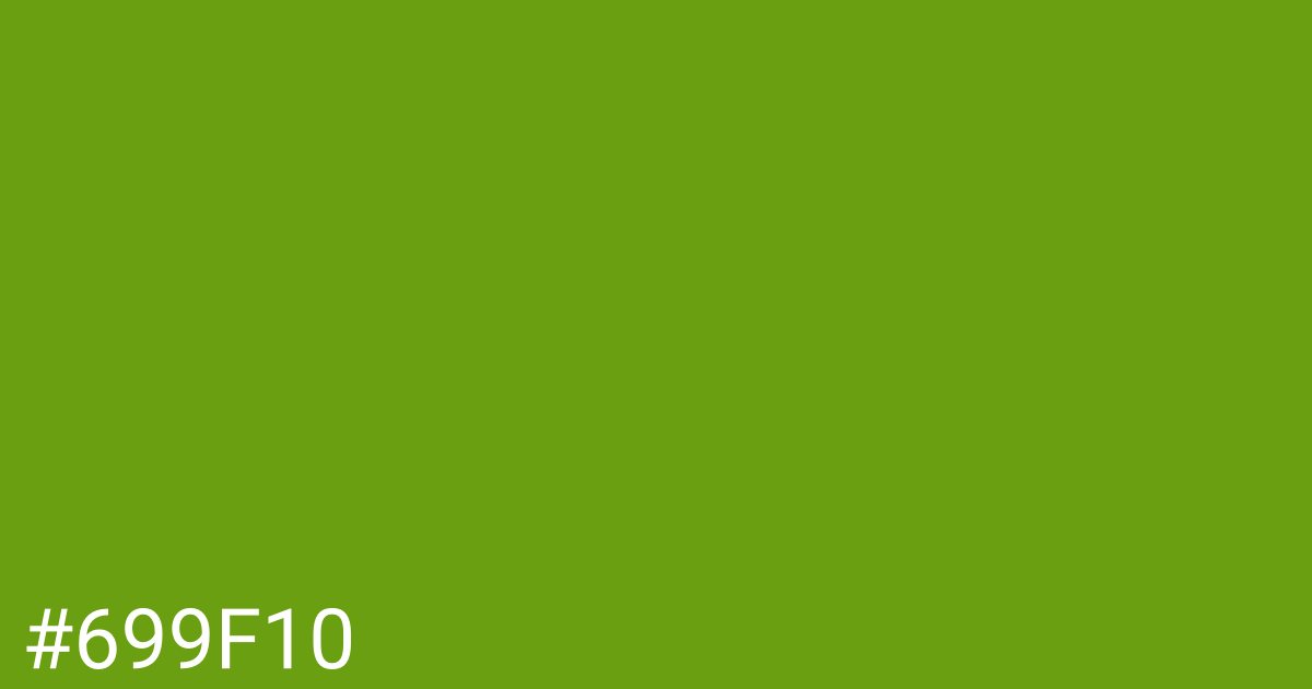 Hex color #699f10 graphic
