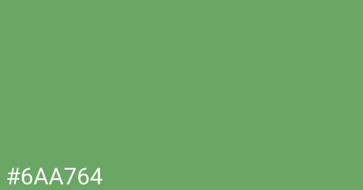 Hex color #6aa764 graphic