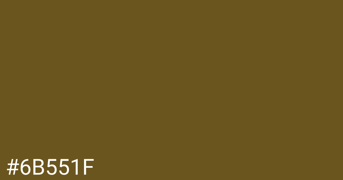 Hex color #6b551f graphic