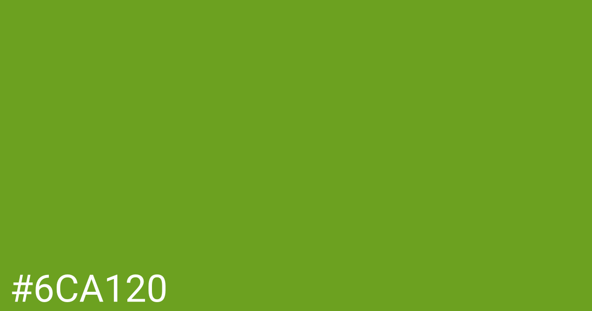 Hex color #6ca120 graphic