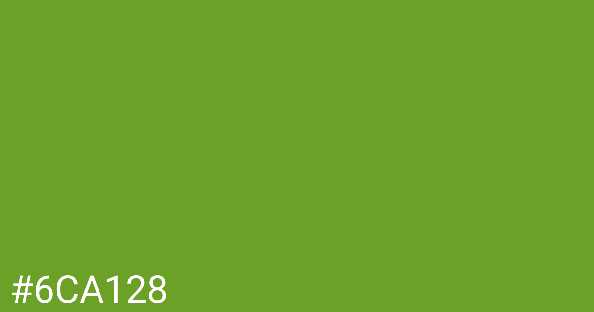 Hex color #6ca128 graphic
