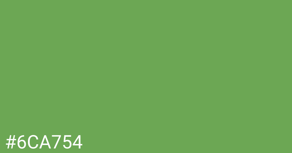 Hex color #6ca754 graphic