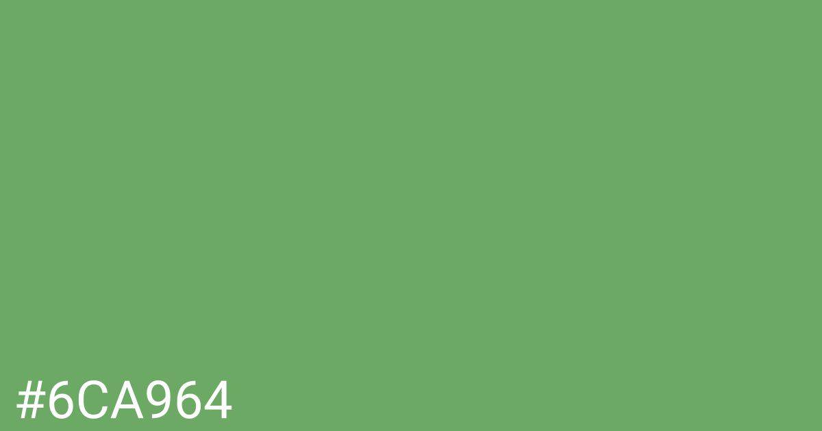 Hex color #6ca964 graphic