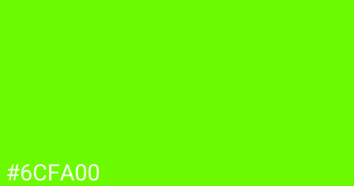 Hex color #6cfa00 graphic