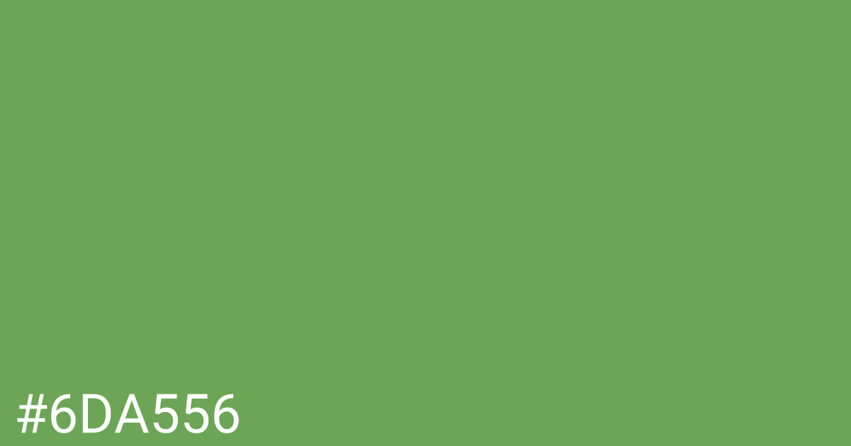 Hex color #6da556 graphic
