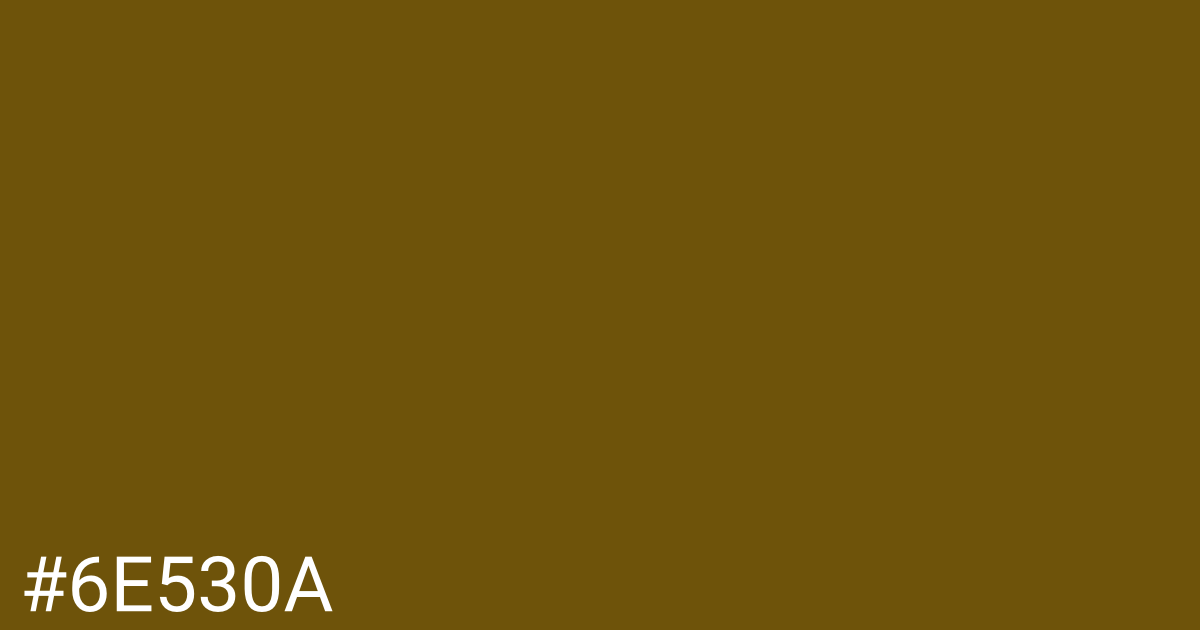 Hex color #6e530a graphic