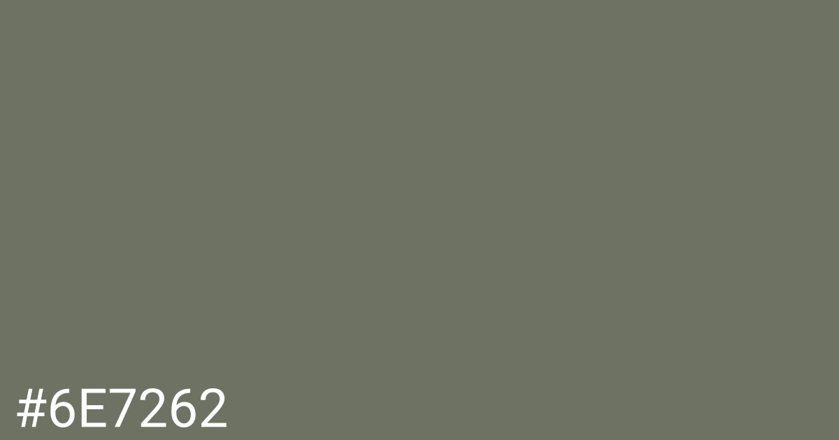 Hex color #6e7262 graphic