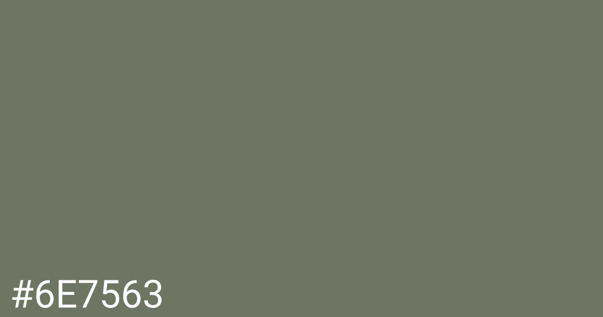 Hex color #6e7563 graphic