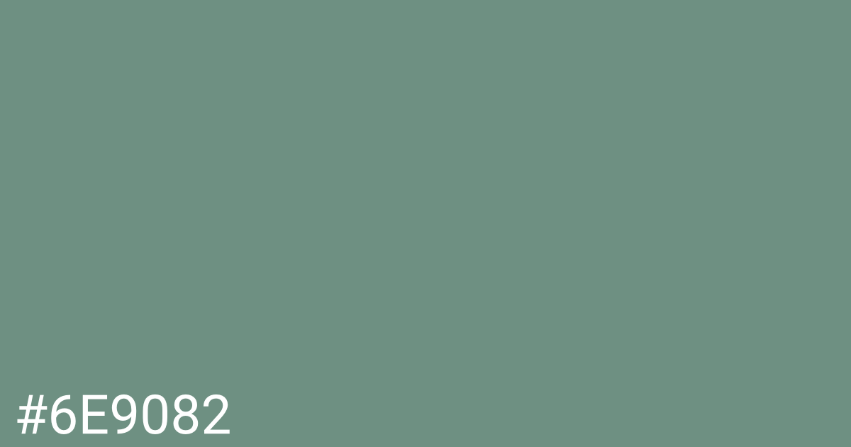 Hex color #6e9082 graphic