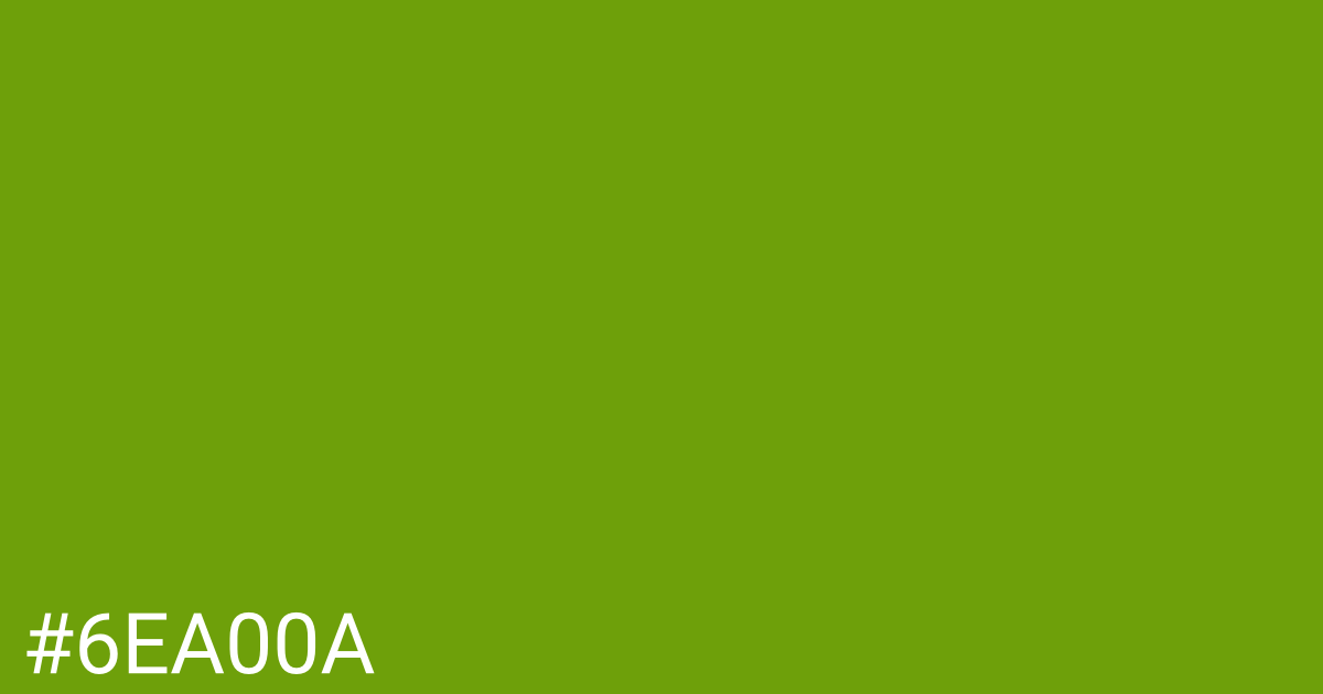 Hex color #6ea00a graphic