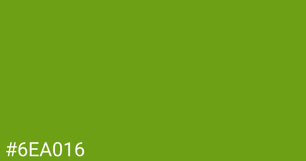 Hex color #6ea016 graphic