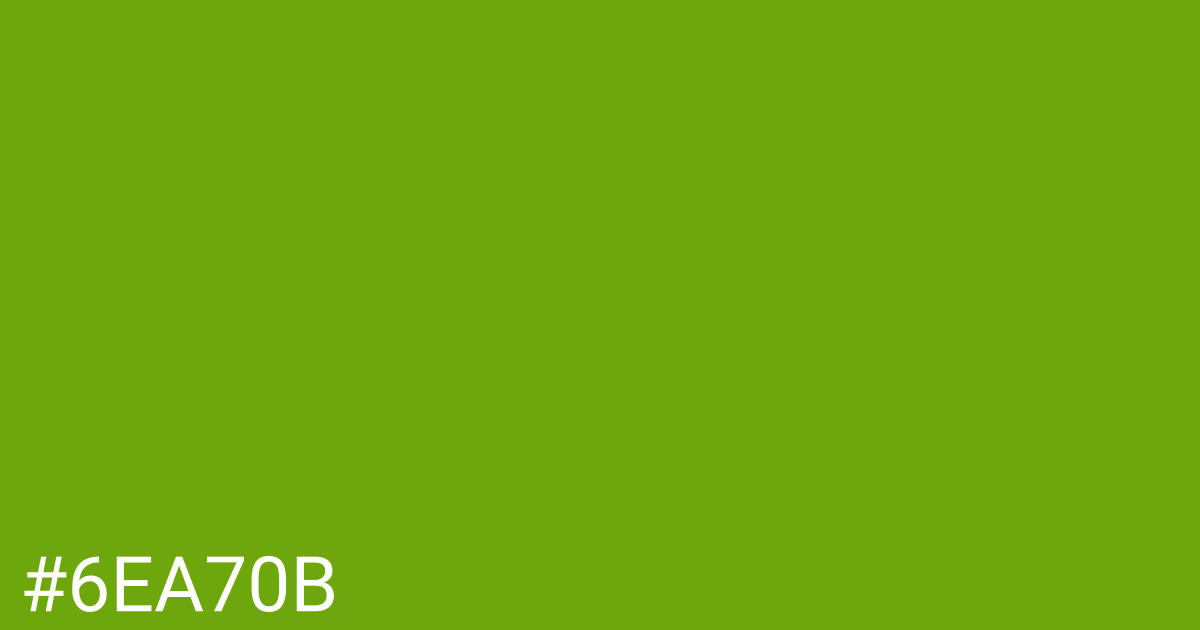 Hex color #6ea70b graphic