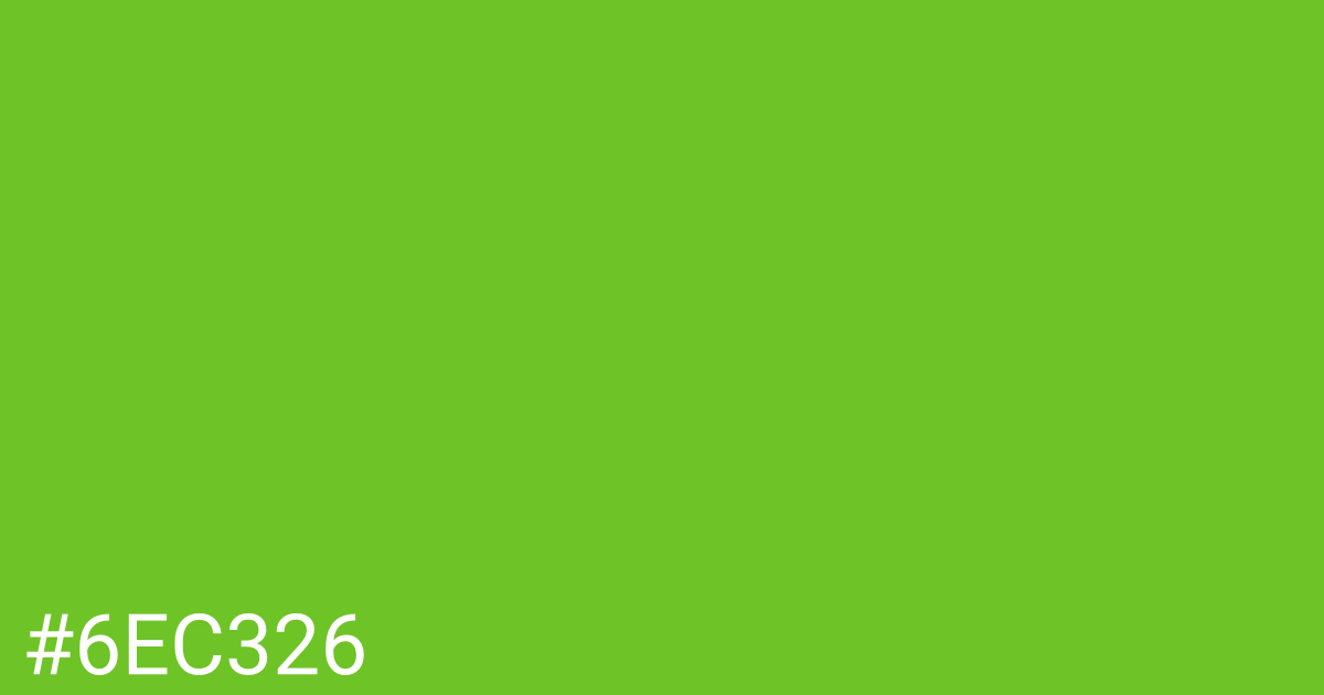 Hex color #6ec326 graphic