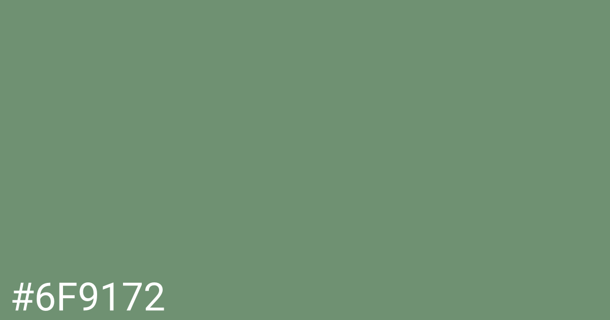 Hex color #6f9172 graphic