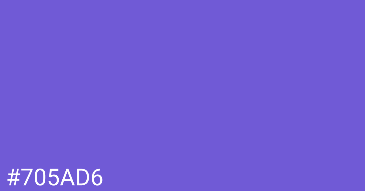 Hex color #705ad6 graphic