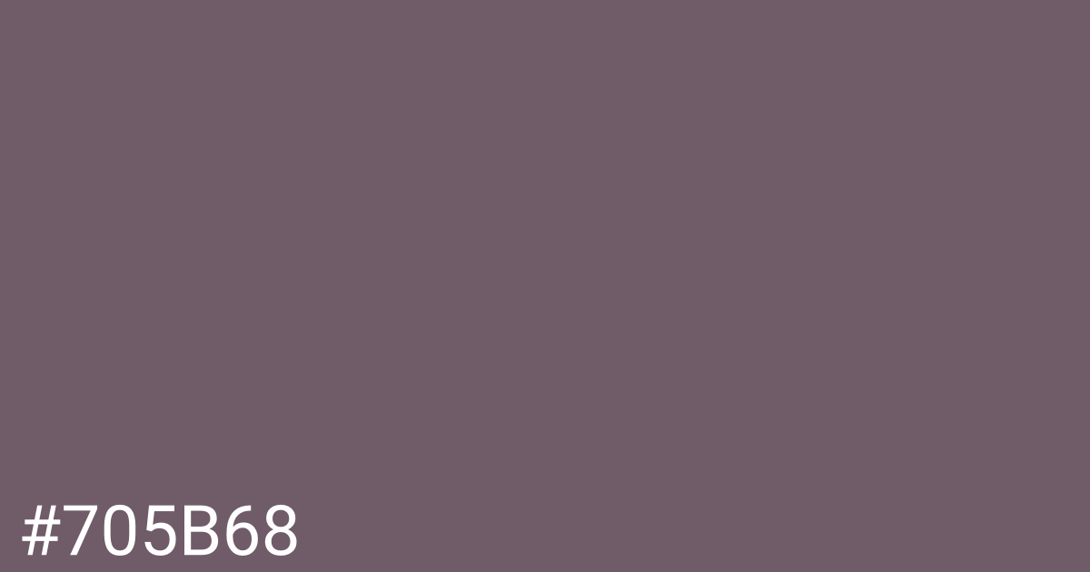 Hex color #705b68 graphic