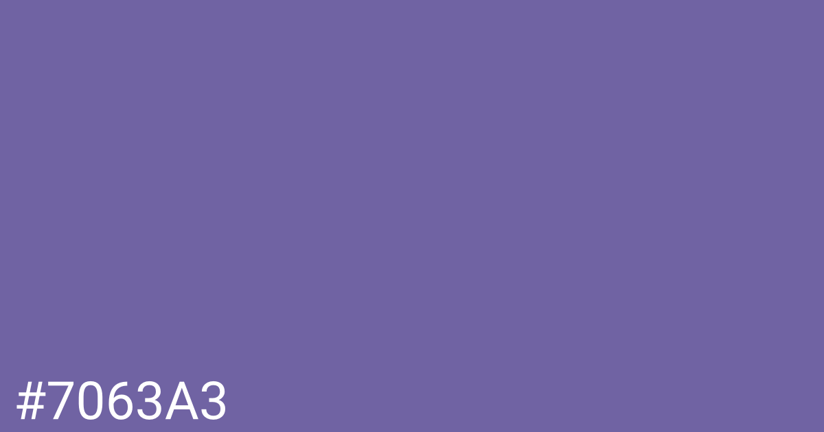 Hex color #7063a3 graphic