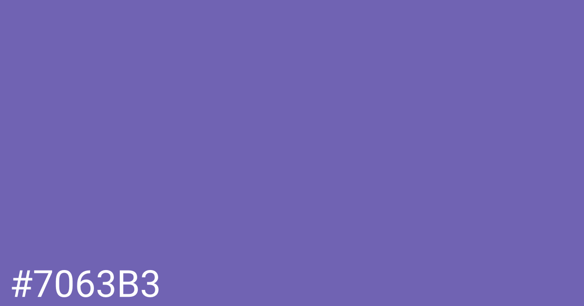 Hex color #7063b3 graphic