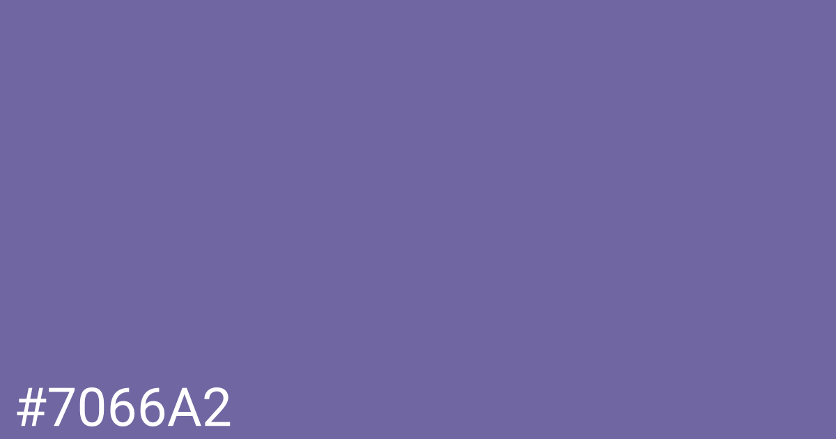 Hex color #7066a2 graphic