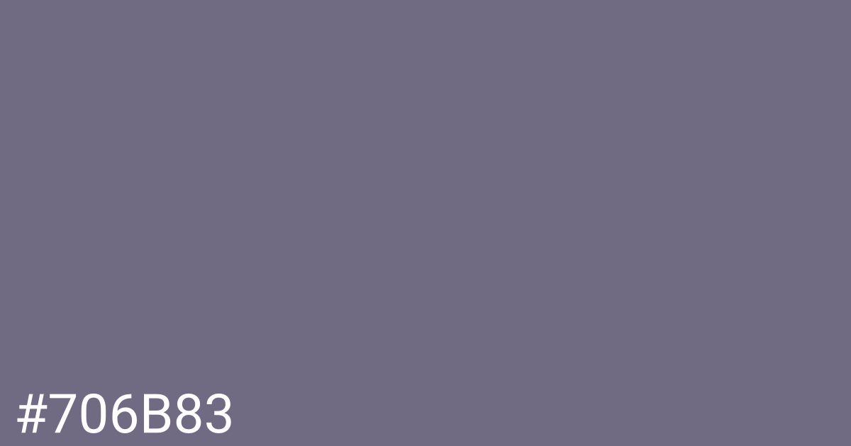 Hex color #706b83 graphic