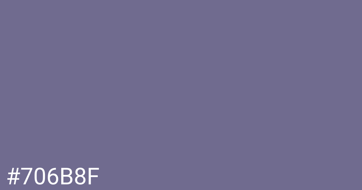 Hex color #706b8f graphic