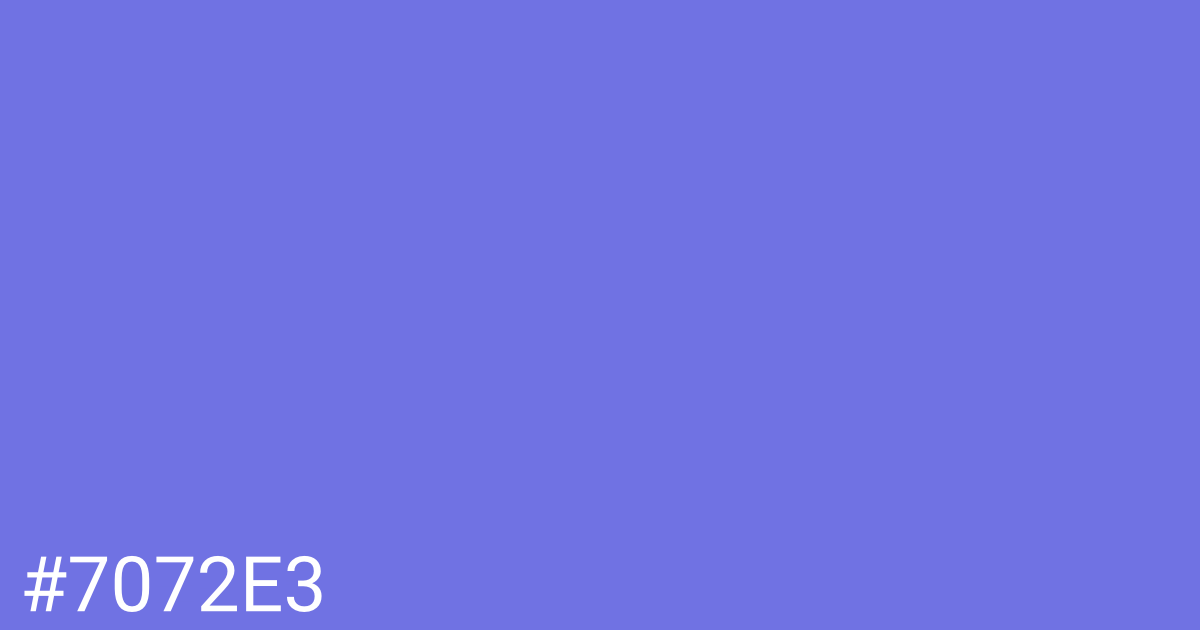 Hex color #7072e3 graphic