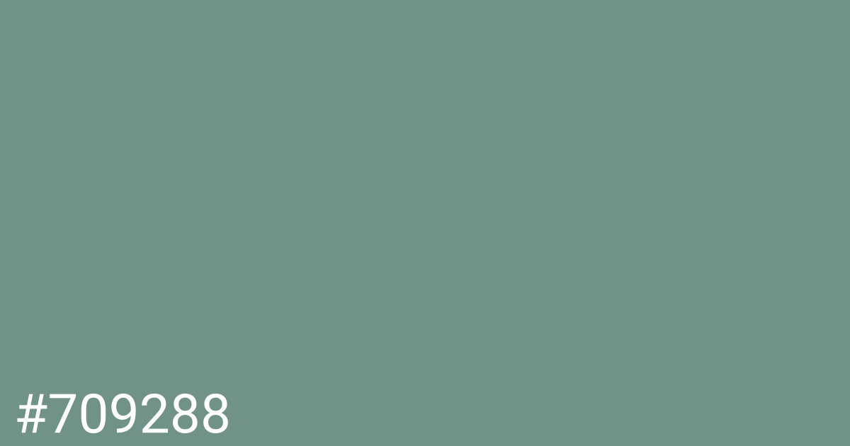 Hex color #709288 graphic