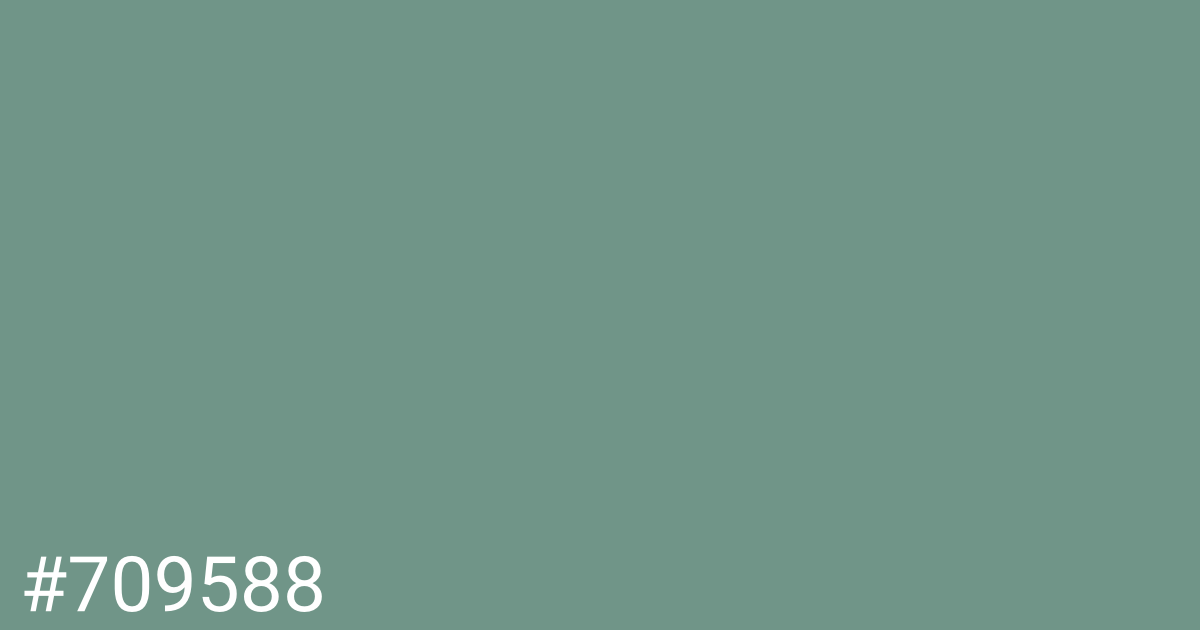 Hex color #709588 graphic