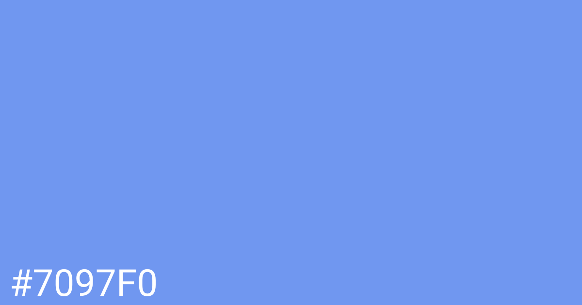 Hex color #7097f0 graphic