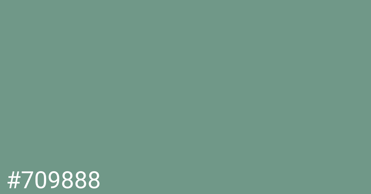 Hex color #709888 graphic