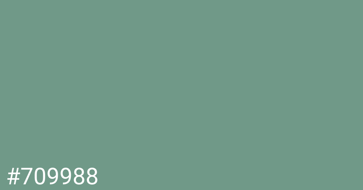 Hex color #709988 graphic