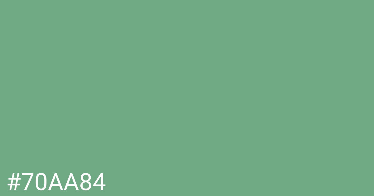 Hex color #70aa84 graphic