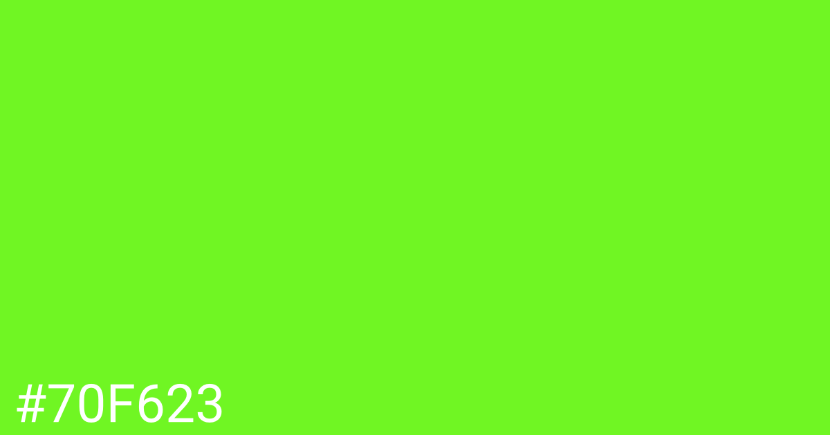 Hex color #70f623 graphic