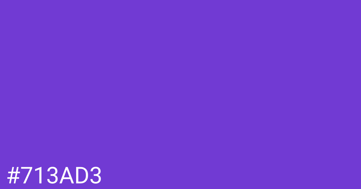 Hex color #713ad3 graphic