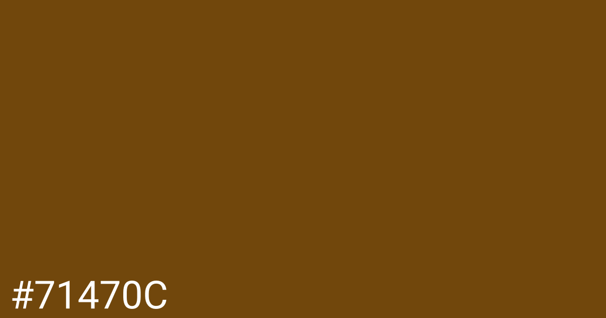 Hex color #71470c graphic